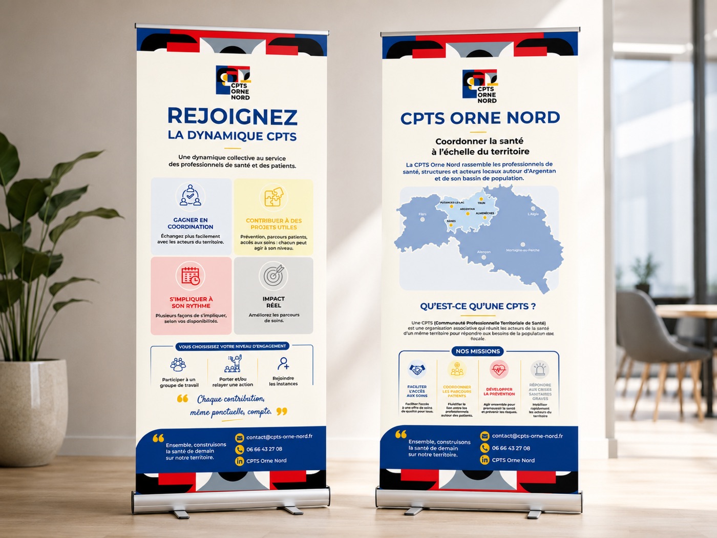 CPTS Orne Nord — Kakémonos