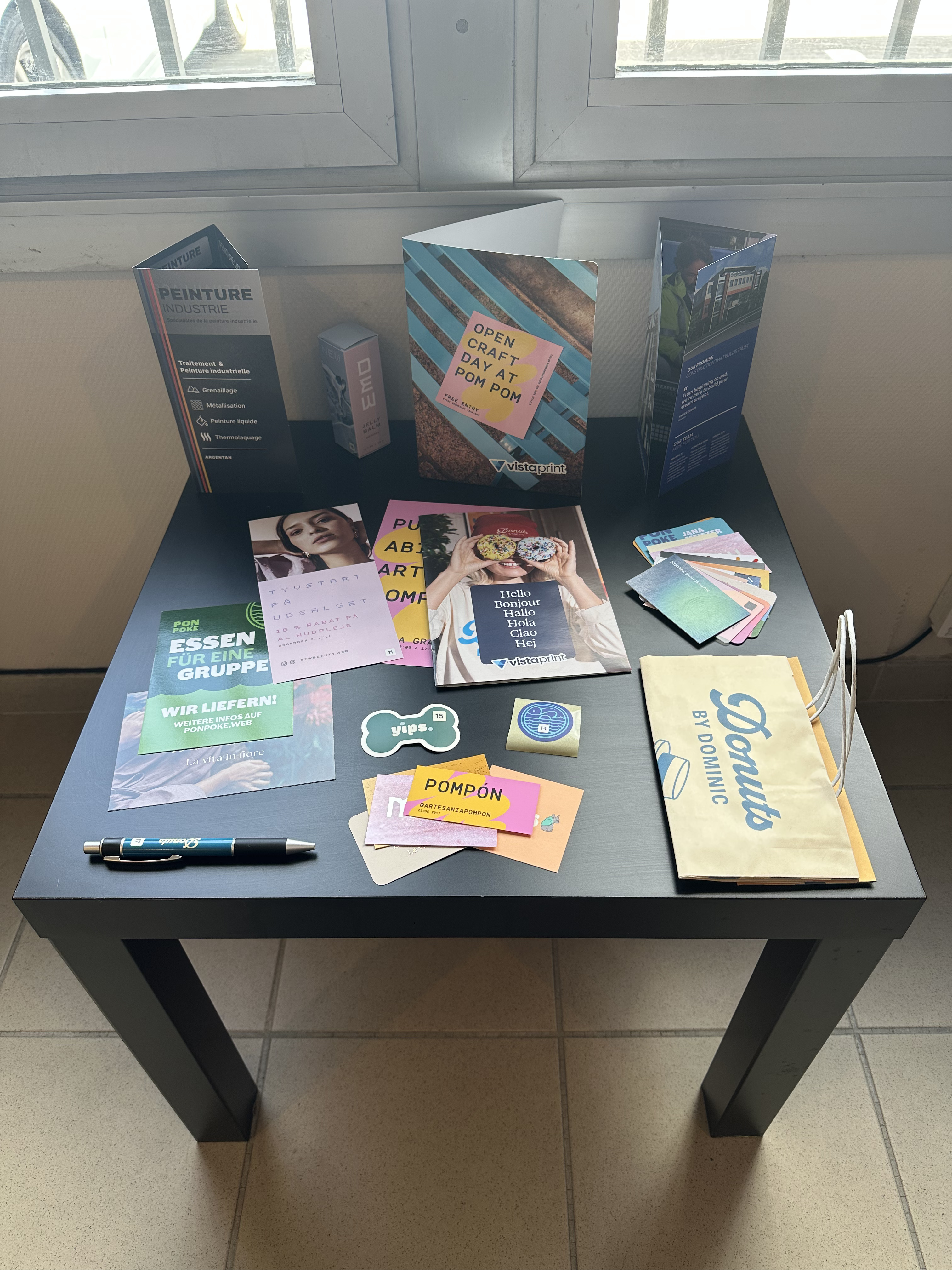 Échantillons print VGT Agency